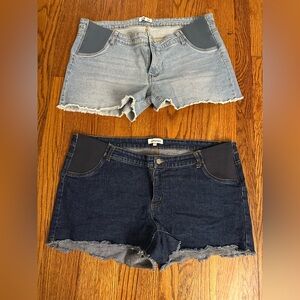 Motherhood Maternity Denim Blue Women's Shorts Size 12